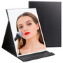 Make-Up Spiegel | Ständer Rechteckig Faltbar Kompakt Verstellbar-Schwarz-Luzern Mode