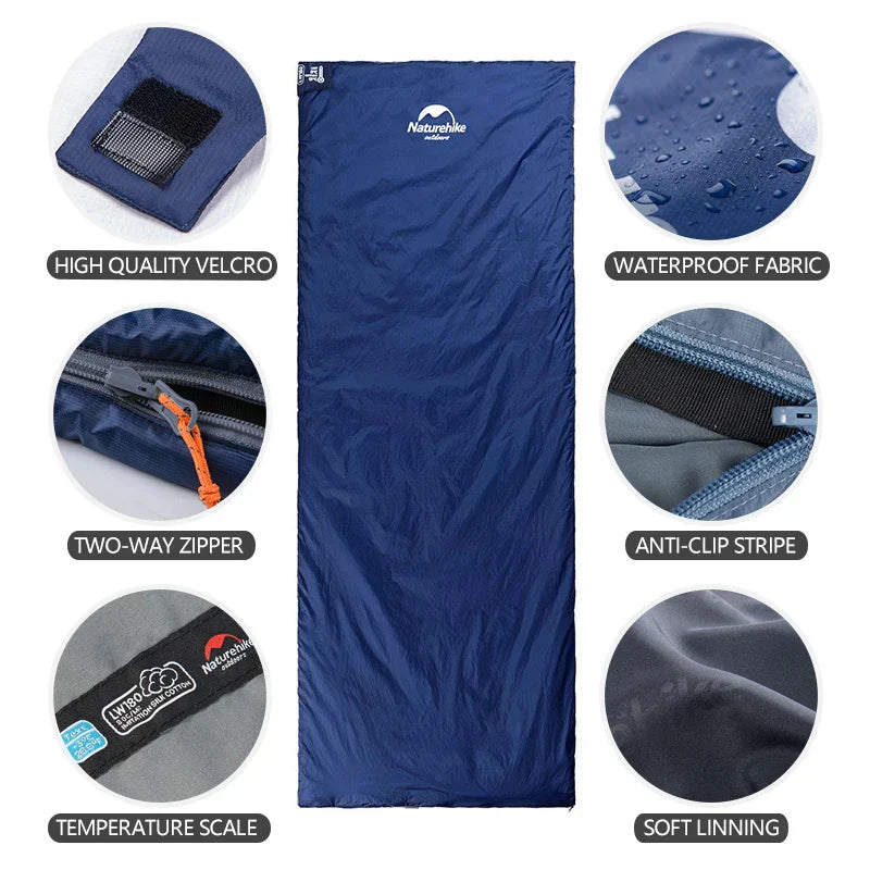 Schlafsack | Kompakt | Leicht | Bequem | Warm | Atmungsaktiv | Langlebig | Vielseitig-Luzern Mode
