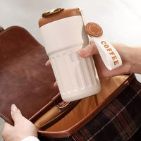 Thermobecher | Doppelwandig Vielseitig 500ML Kompakt LED-Anzeige-Luzern Mode