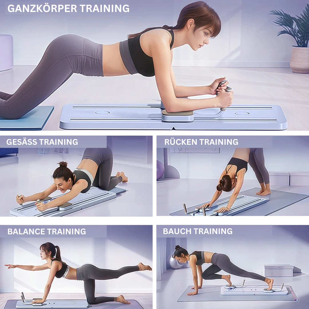 Pilates Reformer Set | Komplett | Kompakt | Vielseitig | Core-Training-Luzern Mode