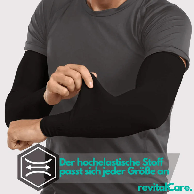 Kompressions-Armsleeve | Bequem | Gezielt | Atmungsaktiv | Dehnbar | Einfarbig-Luzern Mode