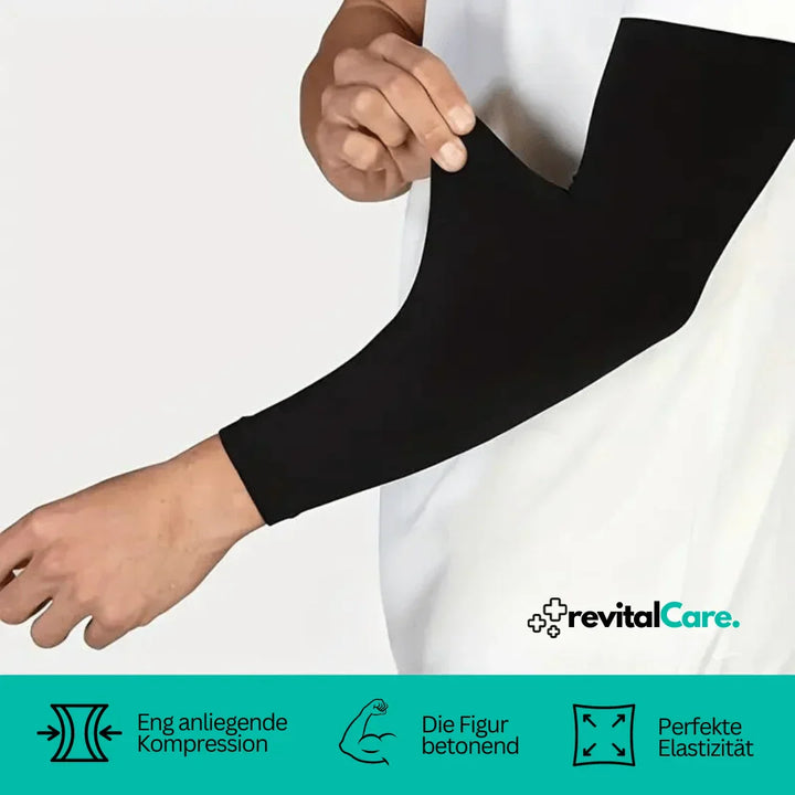 Kompressions-Armsleeve | Bequem | Gezielt | Atmungsaktiv | Dehnbar | Einfarbig-Luzern Mode
