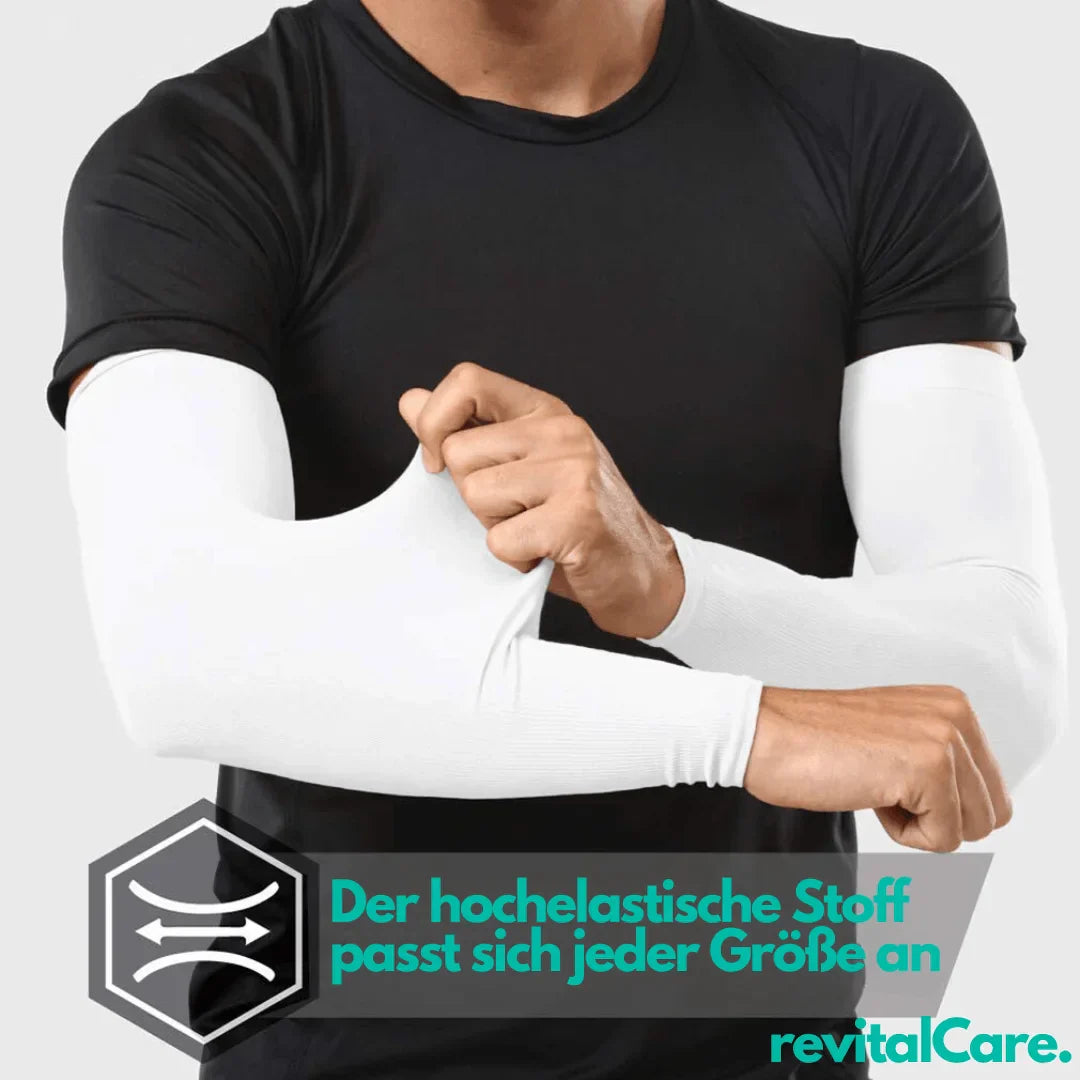 Kompressions-Armsleeve | Bequem | Gezielt | Atmungsaktiv | Dehnbar | Einfarbig-Luzern Mode