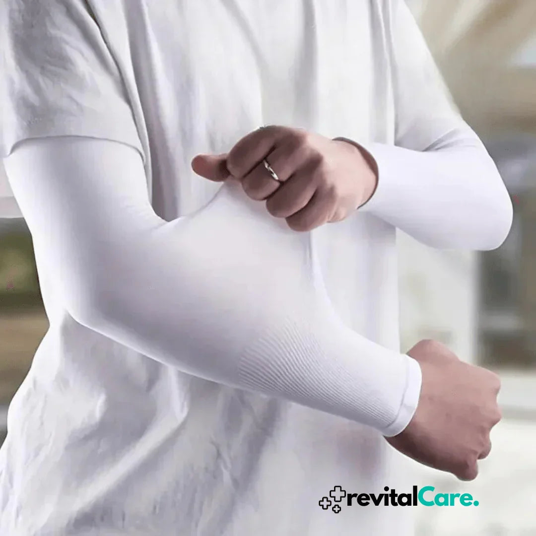 Kompressions-Armsleeve | Bequem | Gezielt | Atmungsaktiv | Dehnbar | Einfarbig-Luzern Mode