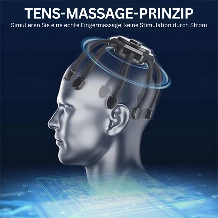 Kopfhautmassager | Beruhigend Komfortabel Haargrowth Aufladbar-Luzern Mode