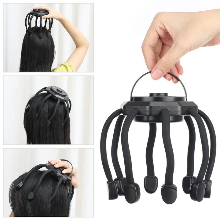 Kopfhautmassager | Beruhigend Komfortabel Haargrowth Aufladbar-Luzern Mode