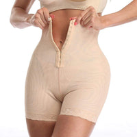 Damen Body Shaper für Bauchkontrolle und Po-Lifting-Beige-M-Luzern Mode