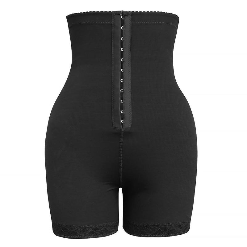 Damen Body Shaper für Bauchkontrolle und Po-Lifting-Schwarz-M-Luzern Mode