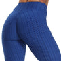 Damen Sportleggings | korrigierend | formend | Hoher Bund | Stretch-Blau-S-Luzern Mode