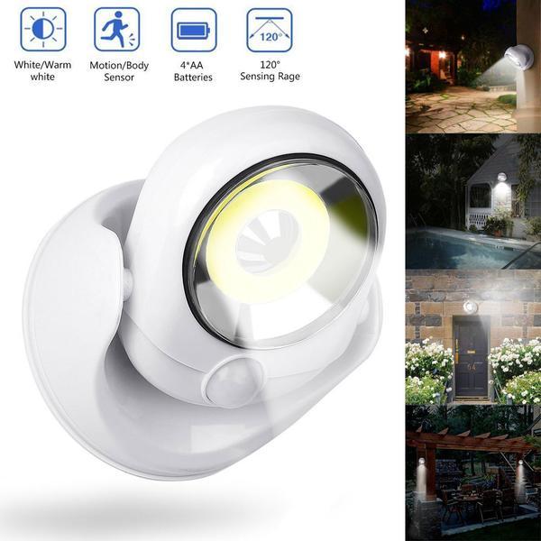 LED Außenlampe | Wandmontage Sensor Kabellos Vielseitig Wetterfest-Luzern Mode