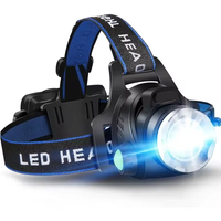 Stirnlampe | LED Wiederaufladbar Zoom Wasserfest Verstellbar Komfortabel-Luzern Mode