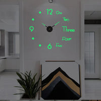 Wanduhr | Do-it-yourself Einzigartig Stilvoll Kreativ Leuchtend Vielseitig-Halb - Leuchtend-60-100 cm-Luzern Mode