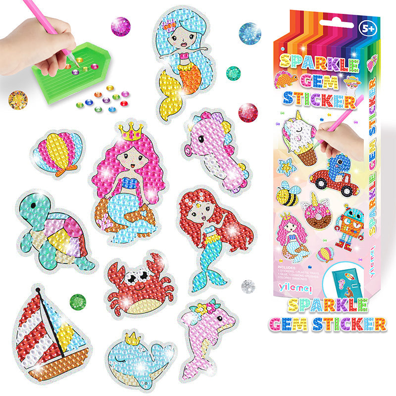 Diamantsticker-Set | Kreativ DIY Kunst Vielseitig Langlebig-Meer-Luzern Mode