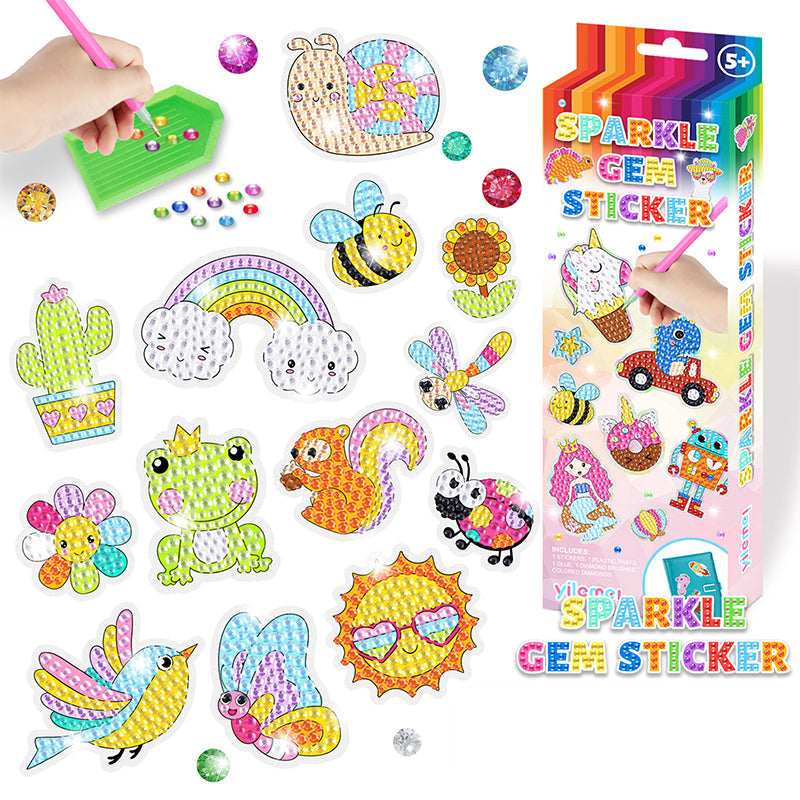 Diamantsticker-Set | Kreativ DIY Kunst Vielseitig Langlebig-Tiere-Luzern Mode