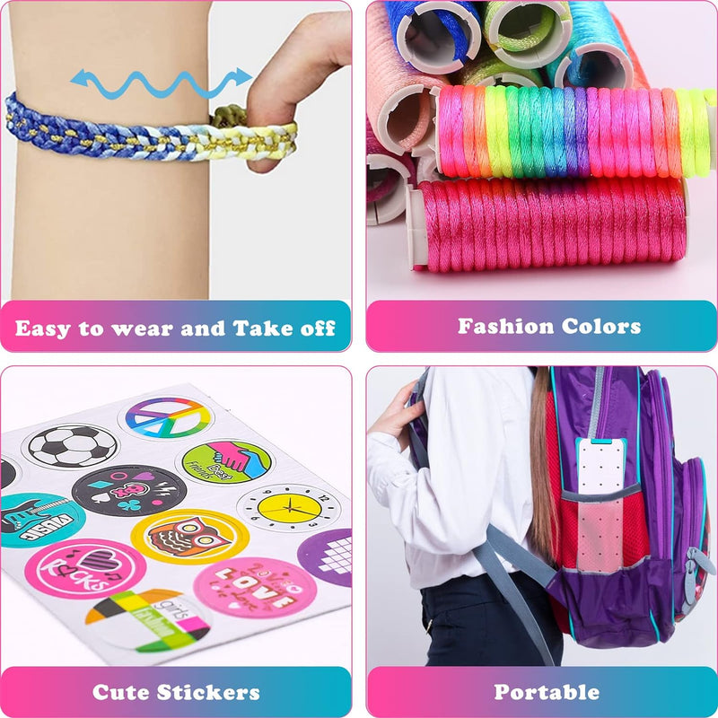 DIY Flechtarmband Bastelset für Kinder - Kreatives Zubehör-Luzern Mode
