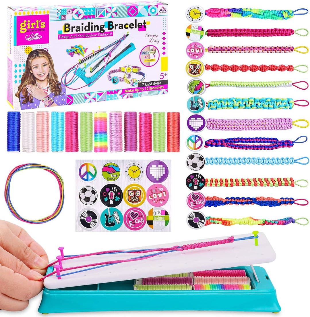 DIY Flechtarmband Bastelset für Kinder - Kreatives Zubehör-Luzern Mode