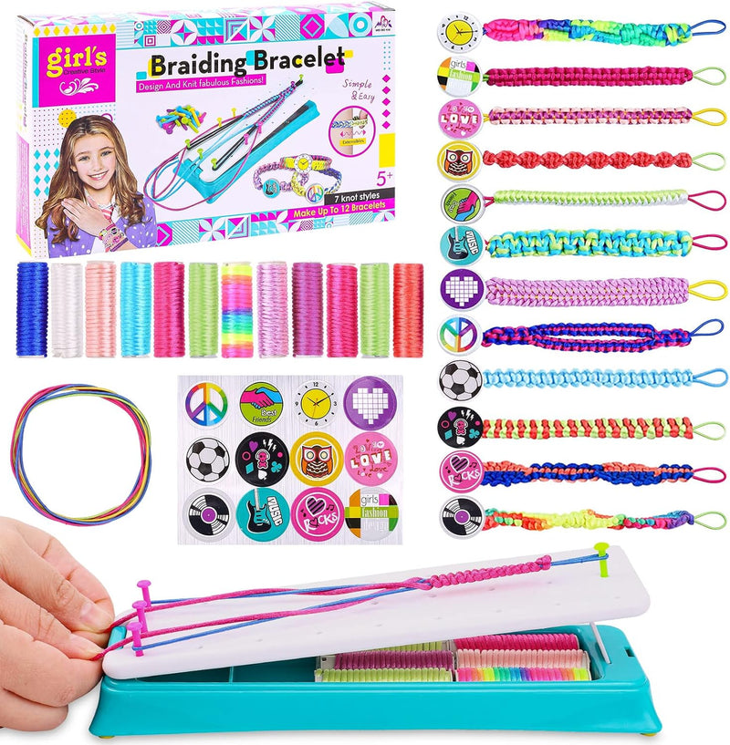DIY Flechtarmband Bastelset für Kinder - Kreatives Zubehör-Luzern Mode