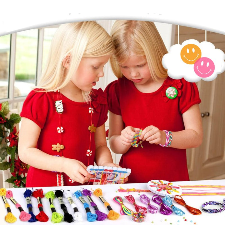 DIY Flechtarmband Bastelset für Kinder - Kreatives Zubehör-Luzern Mode