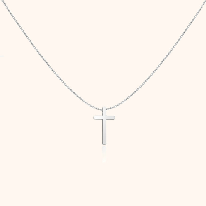 Kreuzanhänger-Halskette | Sterling-Silber Stilvoll Langlebig Glauben Einzigartig-Silber-Luzern Mode
