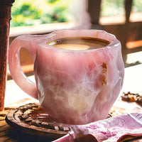 Kaffeetasse | Kristall | Stilvoll | Langlebig | Vielseitig | Modern | Luxus | 350 ML-Rosa-Luzern Mode