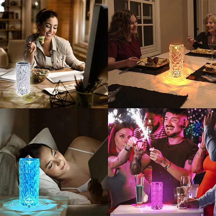 LED-Kristall-Lampe | Stimmungsvolles Design Einzigartig Stilvoll Vielseitig Langlebig-Luzern Mode