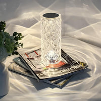 Kristall-Tischlampe | Touch-Steuerung | USB-C | Wiederaufladbar | Bunt-Luzern Mode