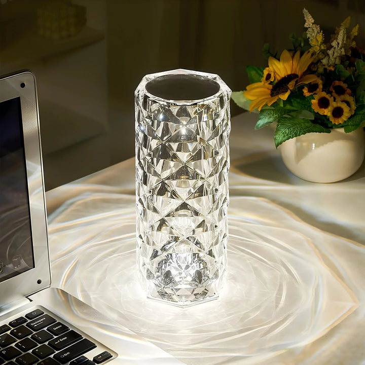 Kristall-Tischlampe | Touch-Steuerung | USB-C | Wiederaufladbar | Bunt-Luzern Mode