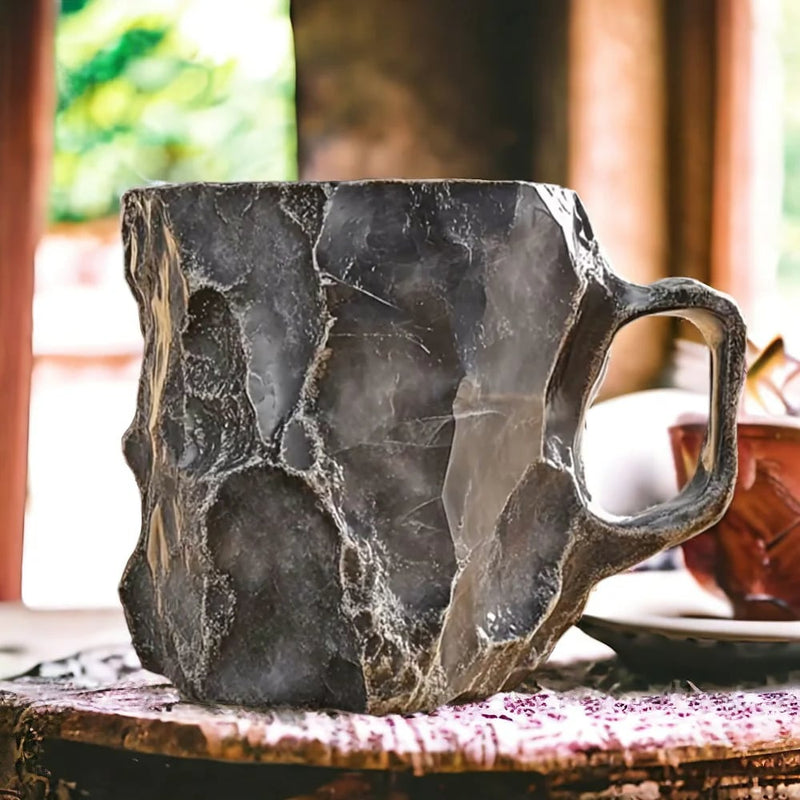 Kaffeetasse | Kristall Stilvoll Nachhaltig Vielseitig Modern Luxus 350 ML-Grau-Luzern Mode