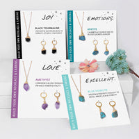 Schmuckset für Damen | Kristalle | Halskette | Ohrringe-Luzern Mode