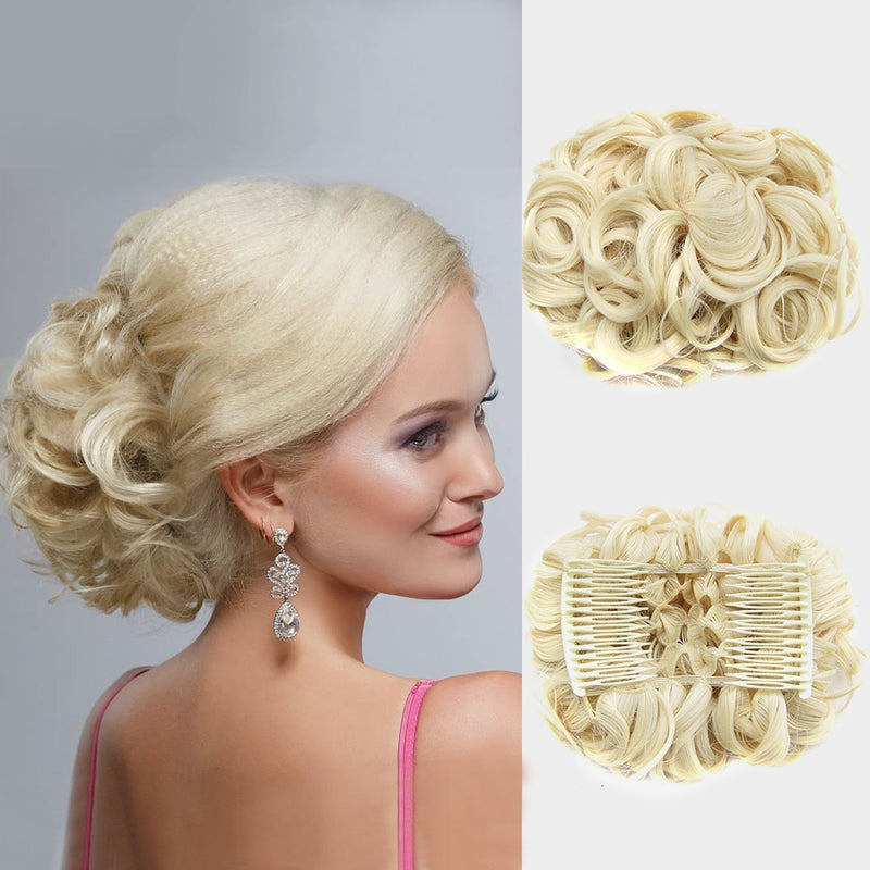 Knot Haarverlängerung | Elastisch | Lockig | Weich | Synthetisch-Luzern Mode