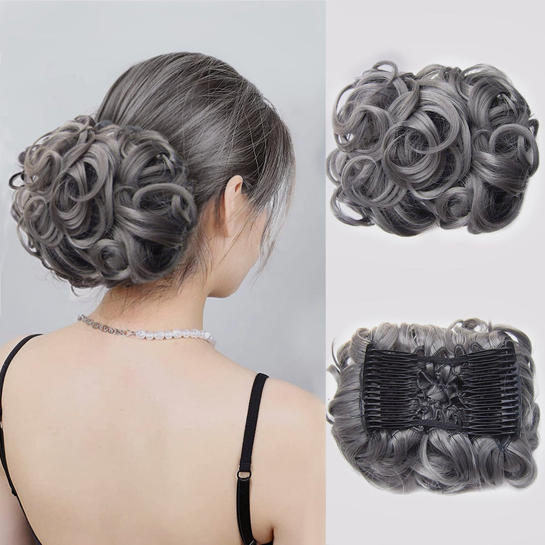 Knot Haarverlängerung | Elastisch | Lockig | Weich | Synthetisch-Luzern Mode