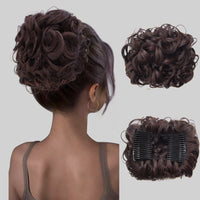 Knot Haarverlängerung | Elastisch | Lockig | Weich | Synthetisch-Luzern Mode