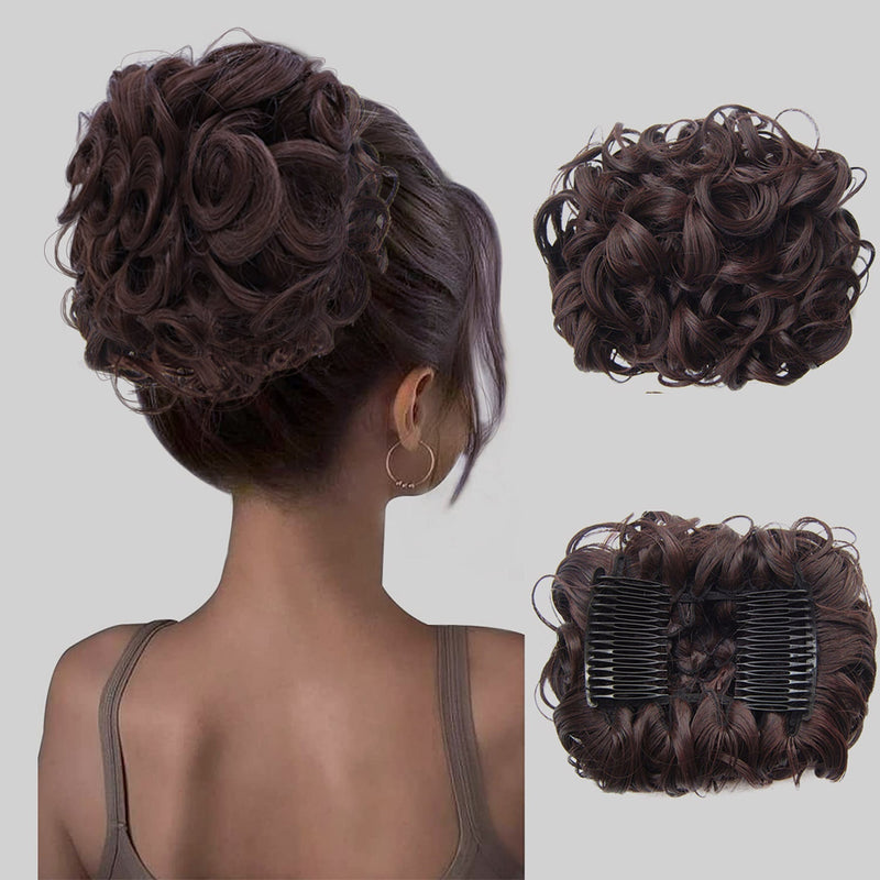 Knot Haarverlängerung | Elastisch | Lockig | Weich | Synthetisch-Luzern Mode