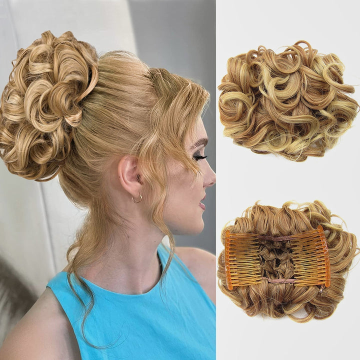 Knot Haarverlängerung | Elastisch | Lockig | Weich | Synthetisch-Luzern Mode