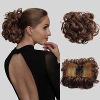 Knot Haarverlängerung | Elastisch | Lockig | Weich | Synthetisch-05#-Luzern Mode
