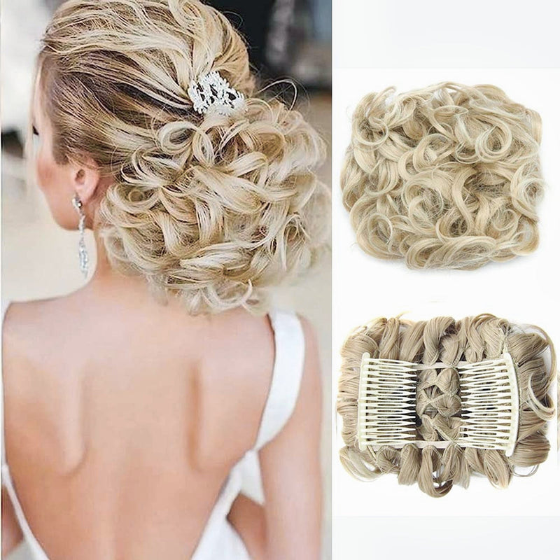 Knot Haarverlängerung | Elastisch | Lockig | Weich | Synthetisch-11#-Luzern Mode