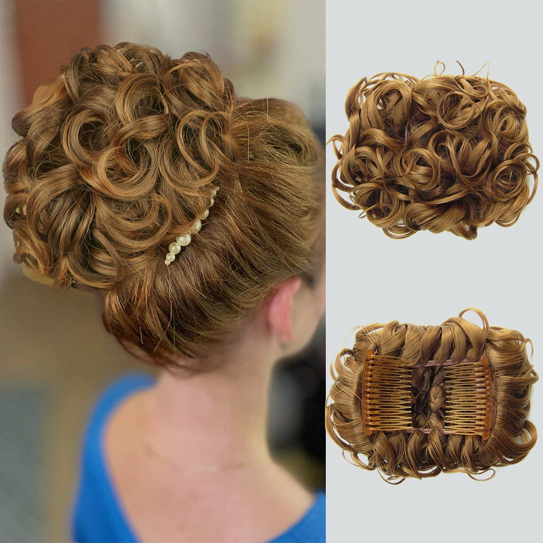Knot Haarverlängerung | Elastisch | Lockig | Weich | Synthetisch-16#-Luzern Mode