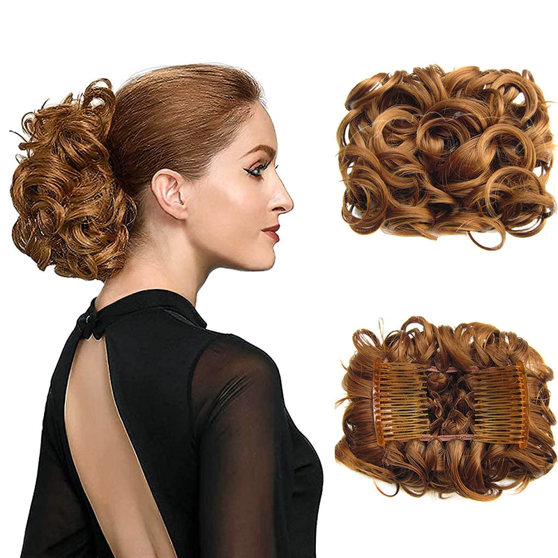 Knot Haarverlängerung | Elastisch | Lockig | Weich | Synthetisch-17#-Luzern Mode