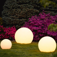 Tuinlampe | Rund Wiederaufladbar Kabellos Langlebig Stilvoll Vielseitig-Luzern Mode