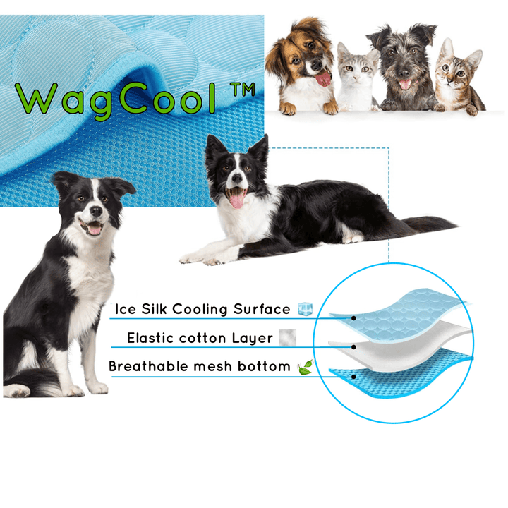 Hundematte | Kühlend Sommer Ice-Silk Tragbar Langlebig Waschbar-Luzern Mode