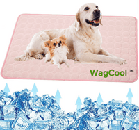 Hundematte | Kühlend Sommer Ice-Silk Tragbar Langlebig Waschbar-XS 40x30cm-Rosa-Luzern Mode
