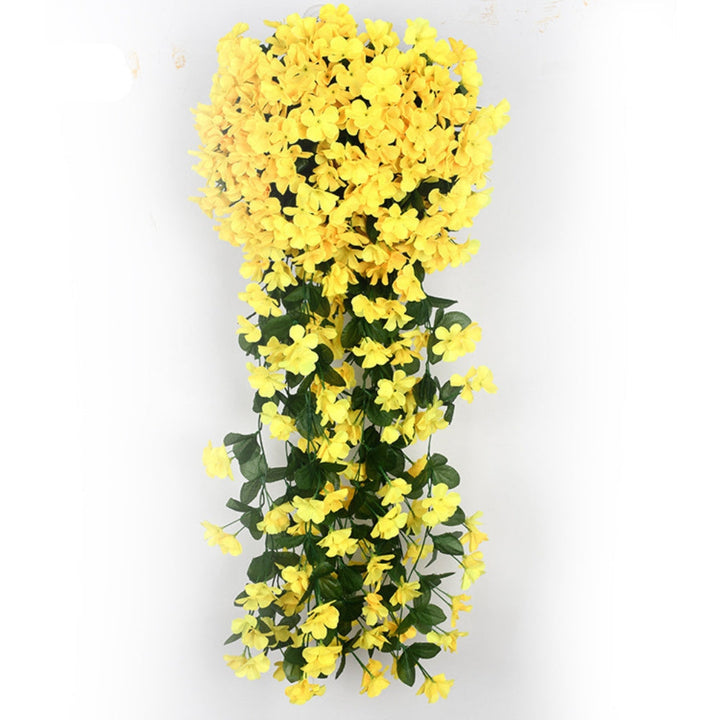 Kunstorchidee Cascade | 90CM | Nachhaltig | Detailliert | Farbig-Gelb-Luzern Mode