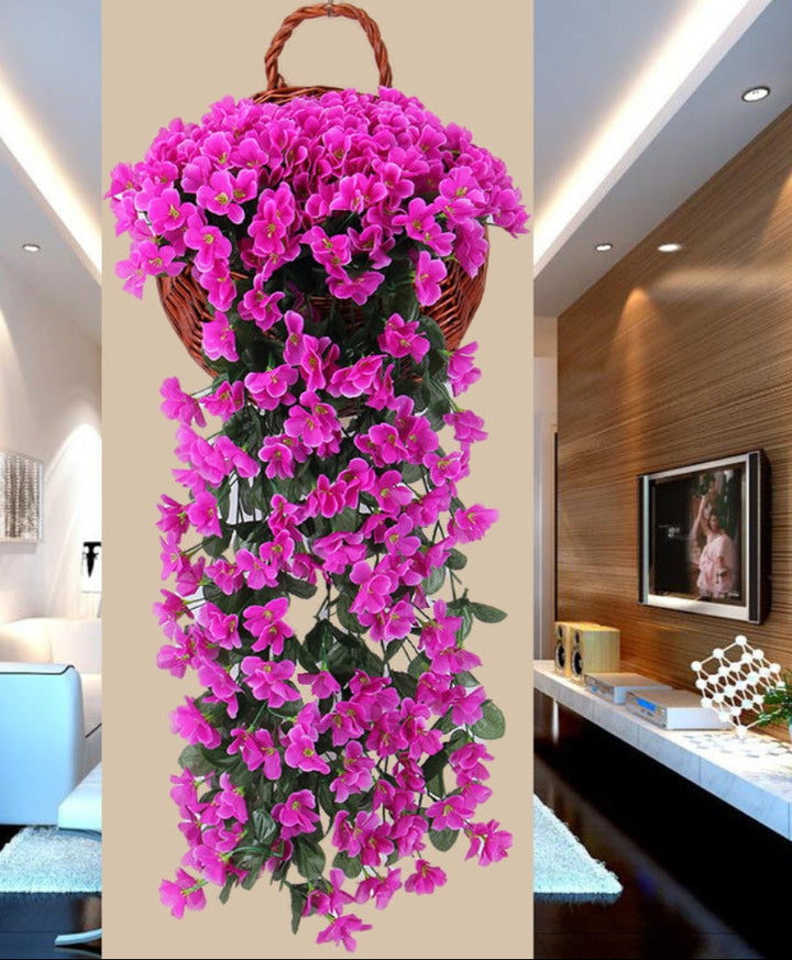 Kunstorchidee Cascade | 90CM | Nachhaltig | Detailliert | Farbig-Rosa-Luzern Mode