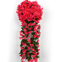 Kunstorchidee Cascade | 90CM | Nachhaltig | Detailliert | Farbig-Rot-Luzern Mode