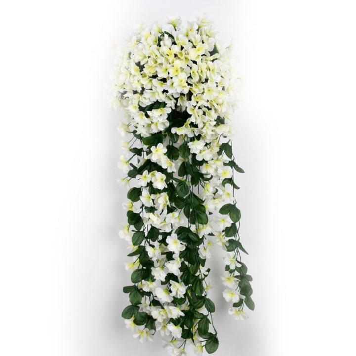 Kunstorchidee Cascade | 90CM | Nachhaltig | Detailliert | Farbig-Weiß-Luzern Mode