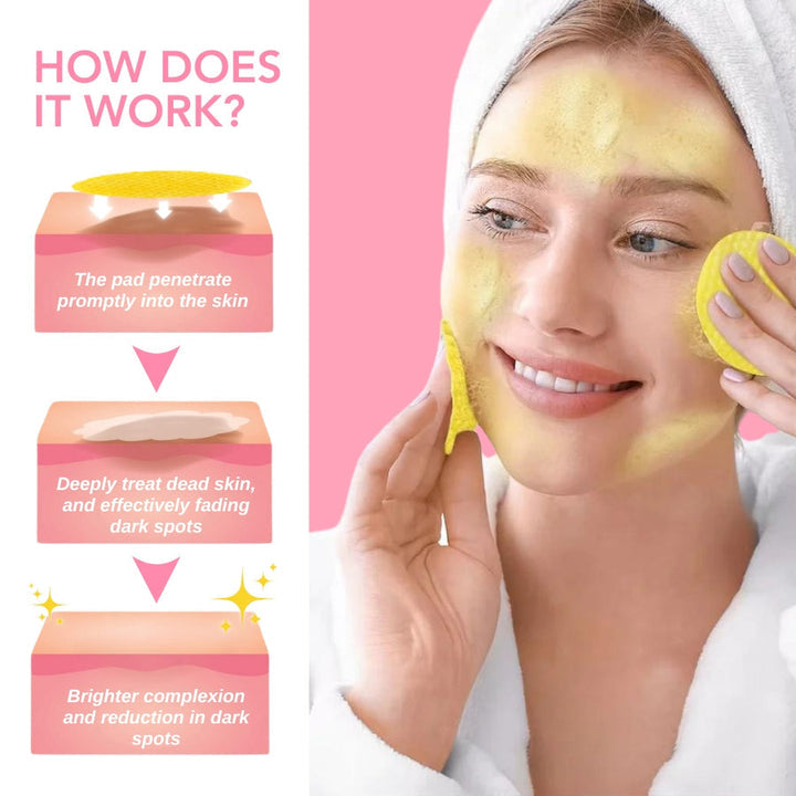 Gesichtsreinigungspads | Kurkuma | Kojic-Säure | Tiefe Reinigung-Luzern Mode