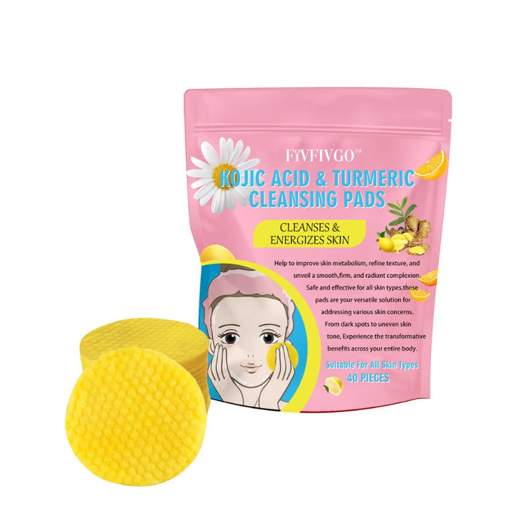 Gesichtsreinigungspads | Kurkuma | Kojic-Säure | Tiefe Reinigung-Luzern Mode