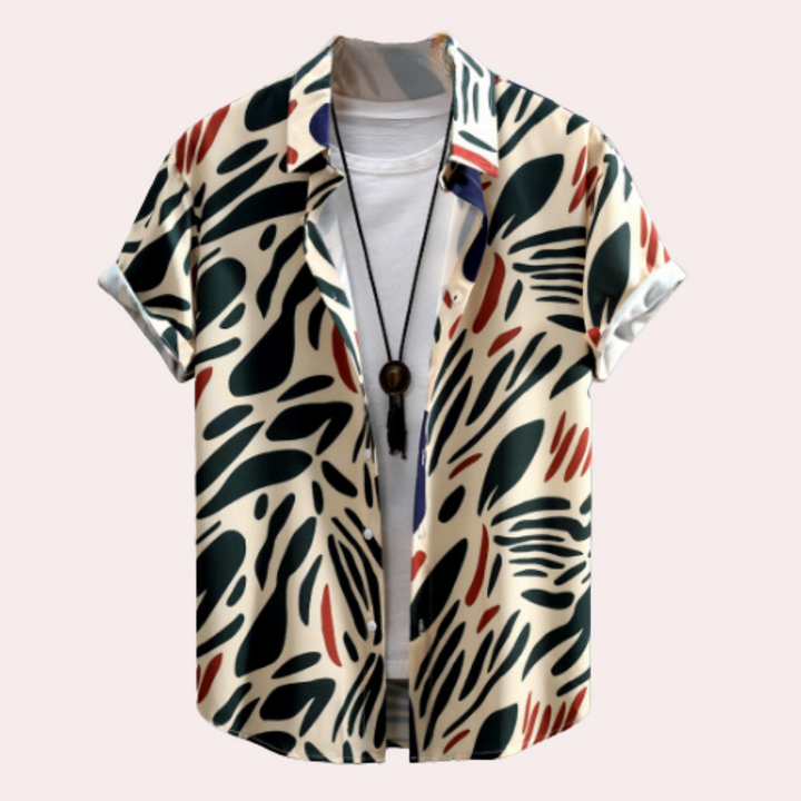 Abstraktes Muster Kleid Damen - Elegantes Design Mode-S-Luzern Mode