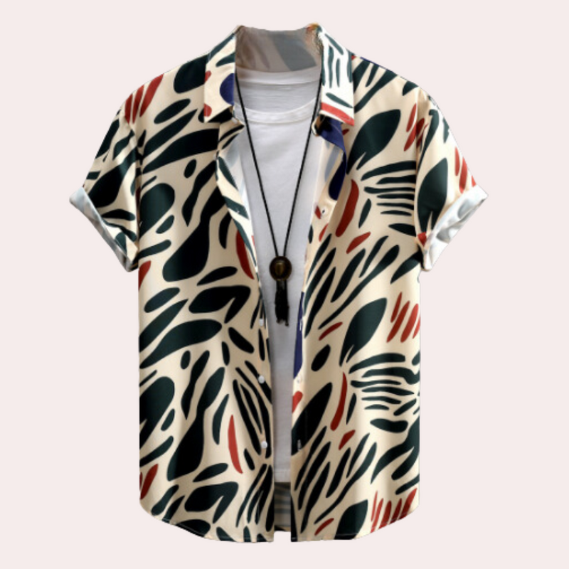 Abstraktes Muster Kleid Damen - Elegantes Design Mode-S-Luzern Mode