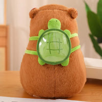 Capybara-Kuscheltier | Weich | Niedlich | Schildkrötenrucksack | Vielseitig-Luzern Mode